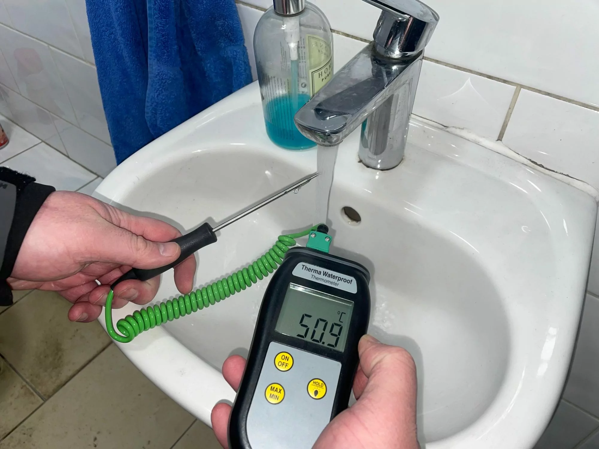 Water Temperature Thermometer for Legionella Water Testing